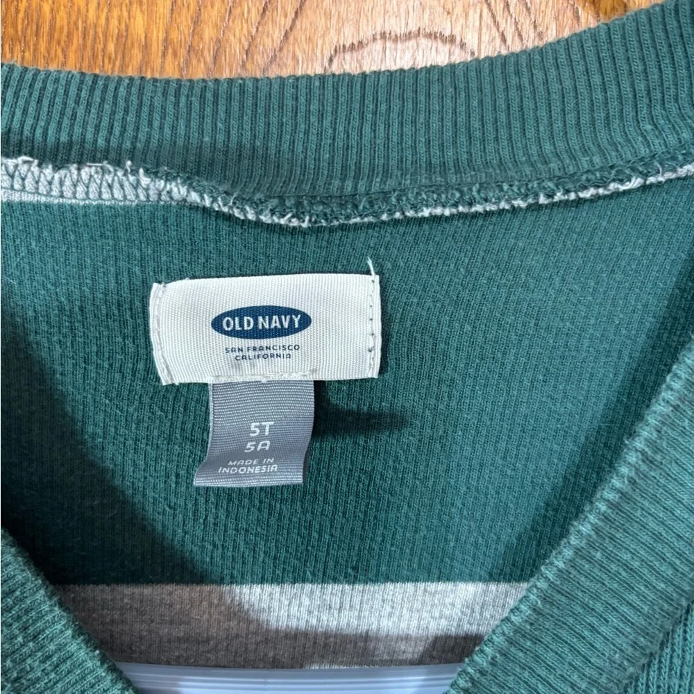 Old Navy Green and Gray Kids Cardigan